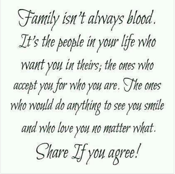 Family Isnt Always Blood Quotes
 Family Isnt Always Blood Quotes QuotesGram