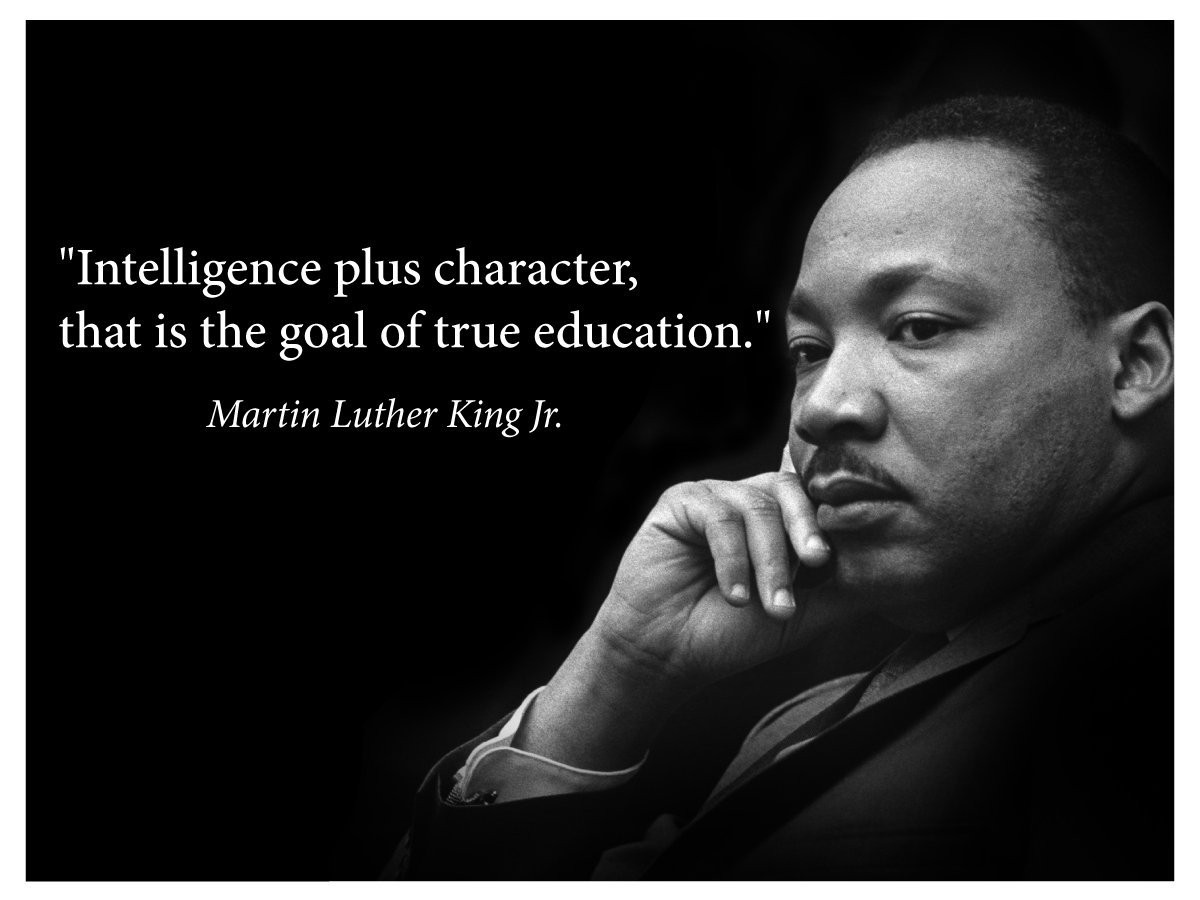 Famous Education Quotes
 Martin Luther King Jr Poster famous inspirational quote