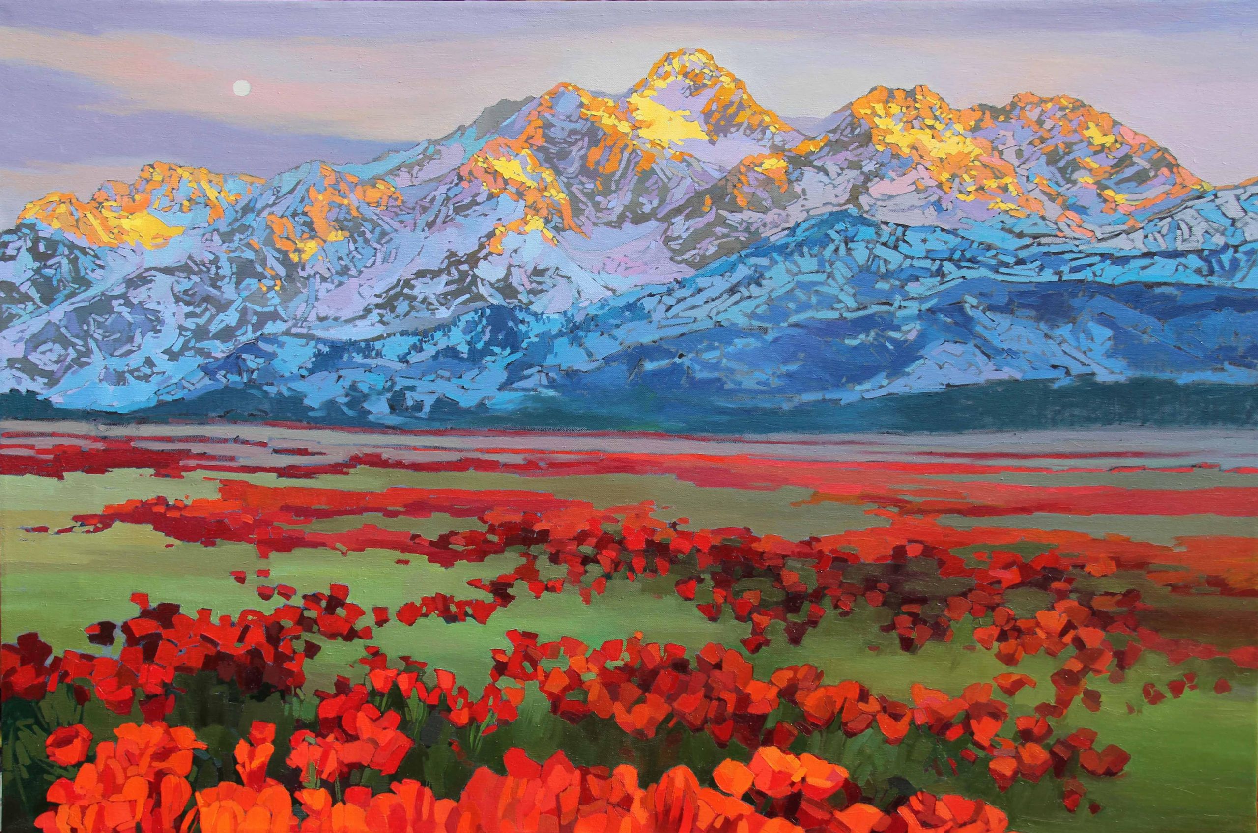Famous Landscape Painting
 Young artist takes landscape painting to new level