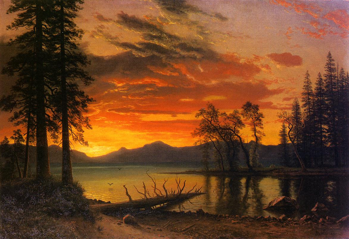 Famous Landscape Painting
 19th century American Paintings Albert Bierstadt ctd