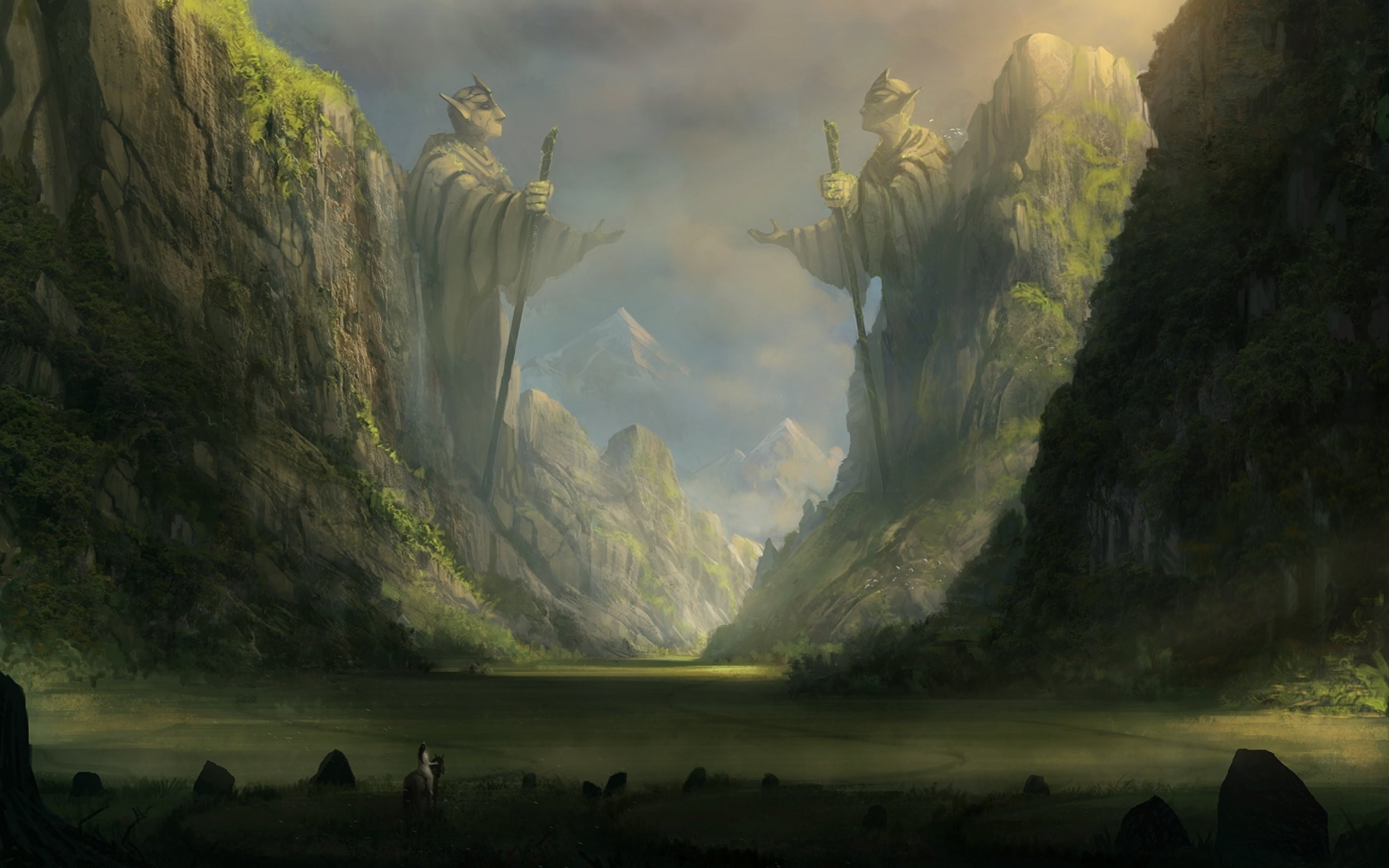 Fantasy Landscape Paintings
 Fantasy landscape art artwork nature scenery wallpaper