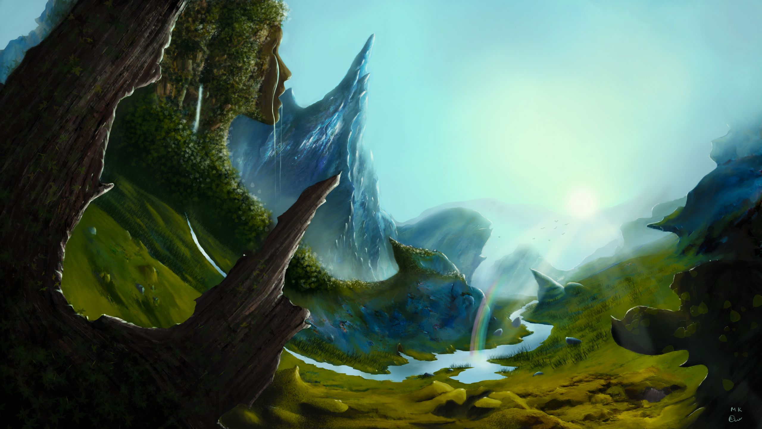 Fantasy Landscape Paintings
 Fantasy landscape painting by Mantaskarciauskas on DeviantArt