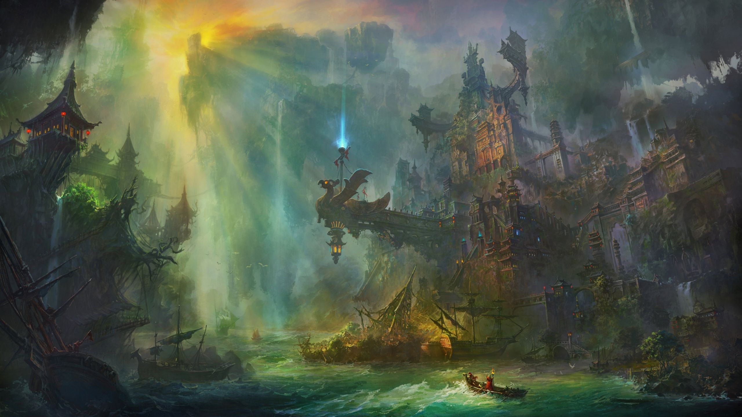 Fantasy Landscape Paintings
 Fantasy landscape art artwork nature wallpaper