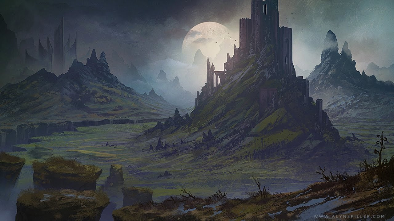 Fantasy Landscape Paintings
 Digital Speed Painting Fantasy Landscape Rift