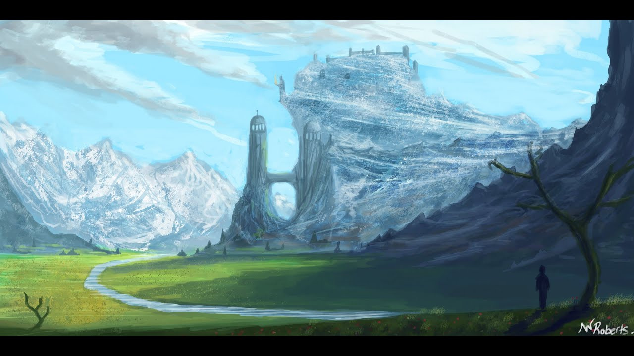 Fantasy Landscape Paintings
 Fantasy Landscape Speed Painting