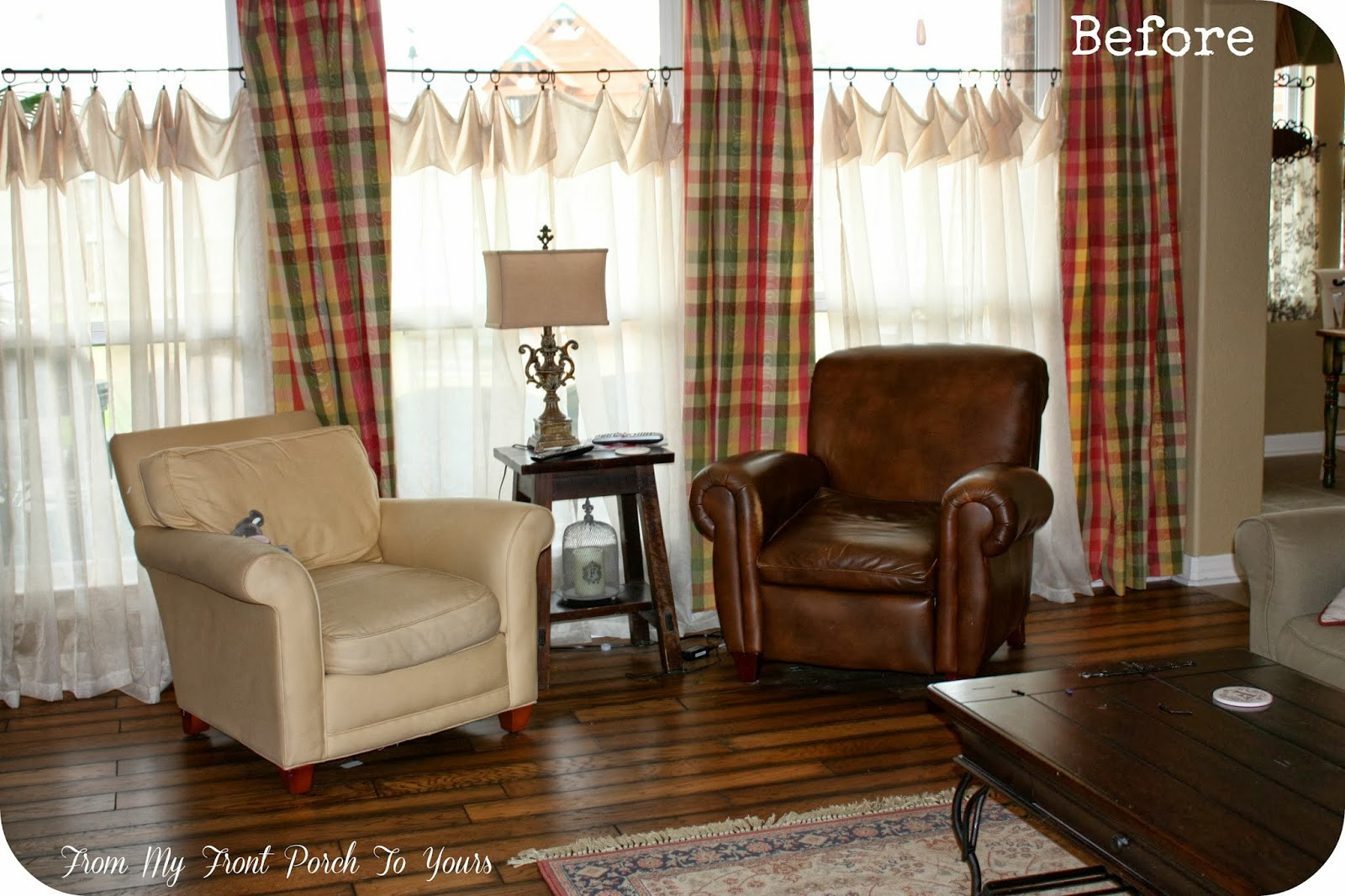 Farmhouse Curtains For Living Room
 From My Front Porch To Yours French Farmhouse Living Room