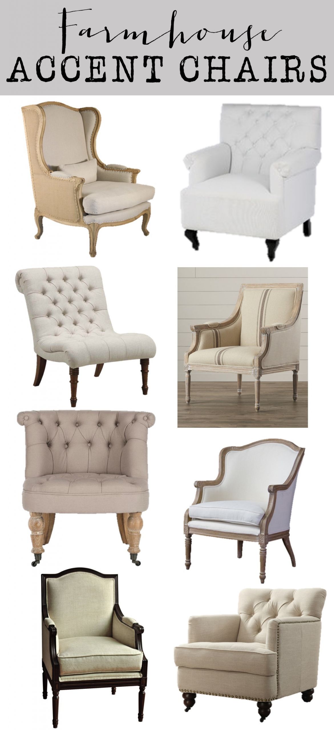 Farmhouse Living Room Chairs
 Friday Favorites Farmhouse Accent Chairs House of Hargrove