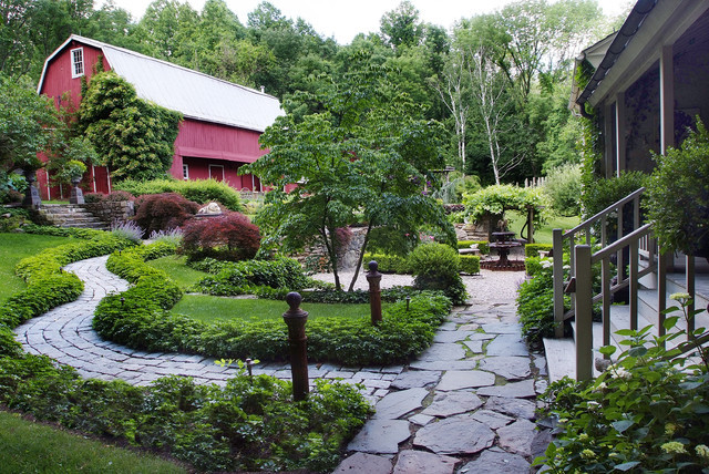 Farmhouse Outdoor Landscape
 Gentlemen’s Country Estate