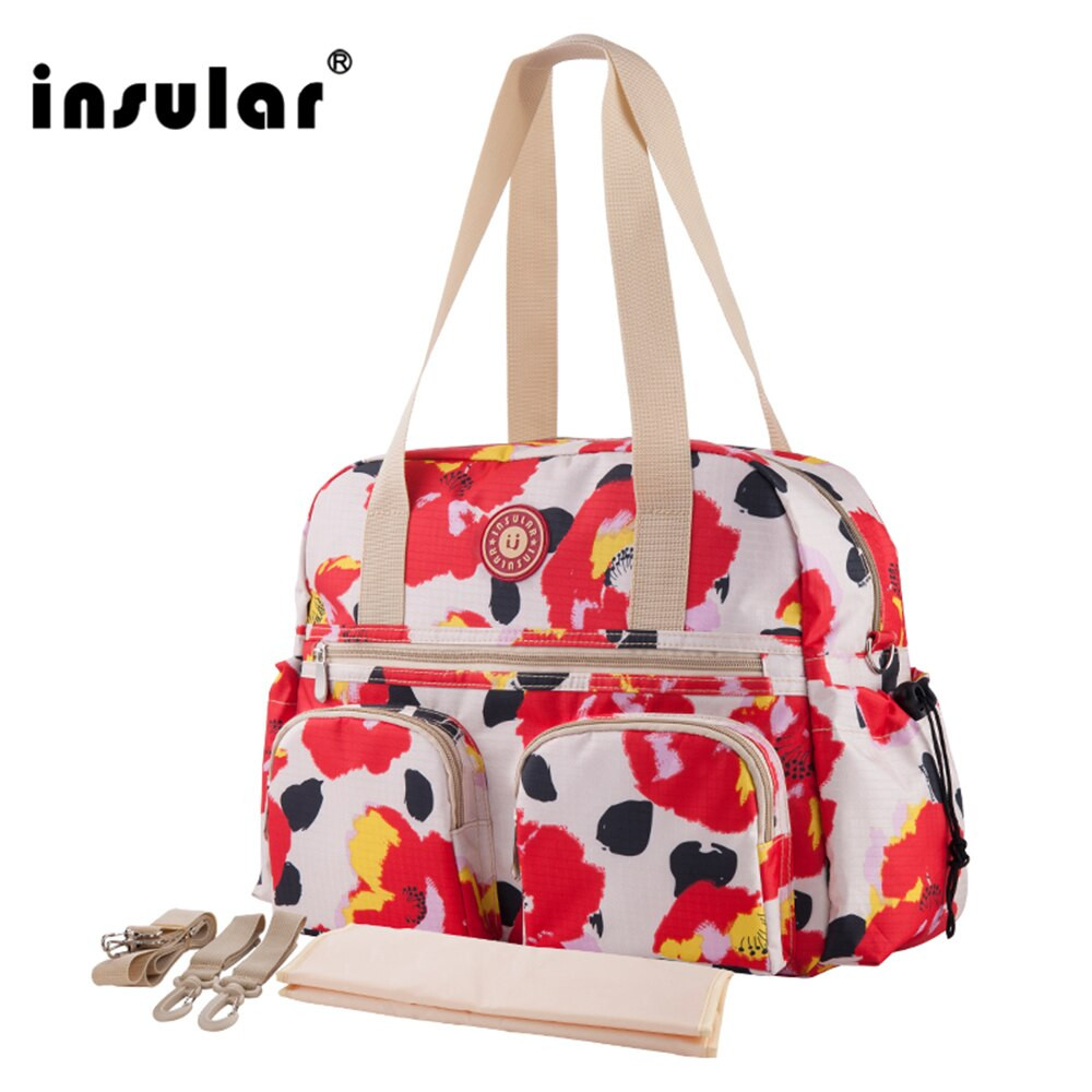 Fashion Baby Diaper Bags
 2017 New Style Insular Waterproof Printed Fashion Baby