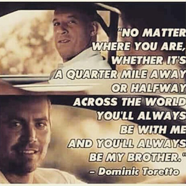 Fast And Furious Family Quotes
 Furious 7 Brother Quotes QuotesGram