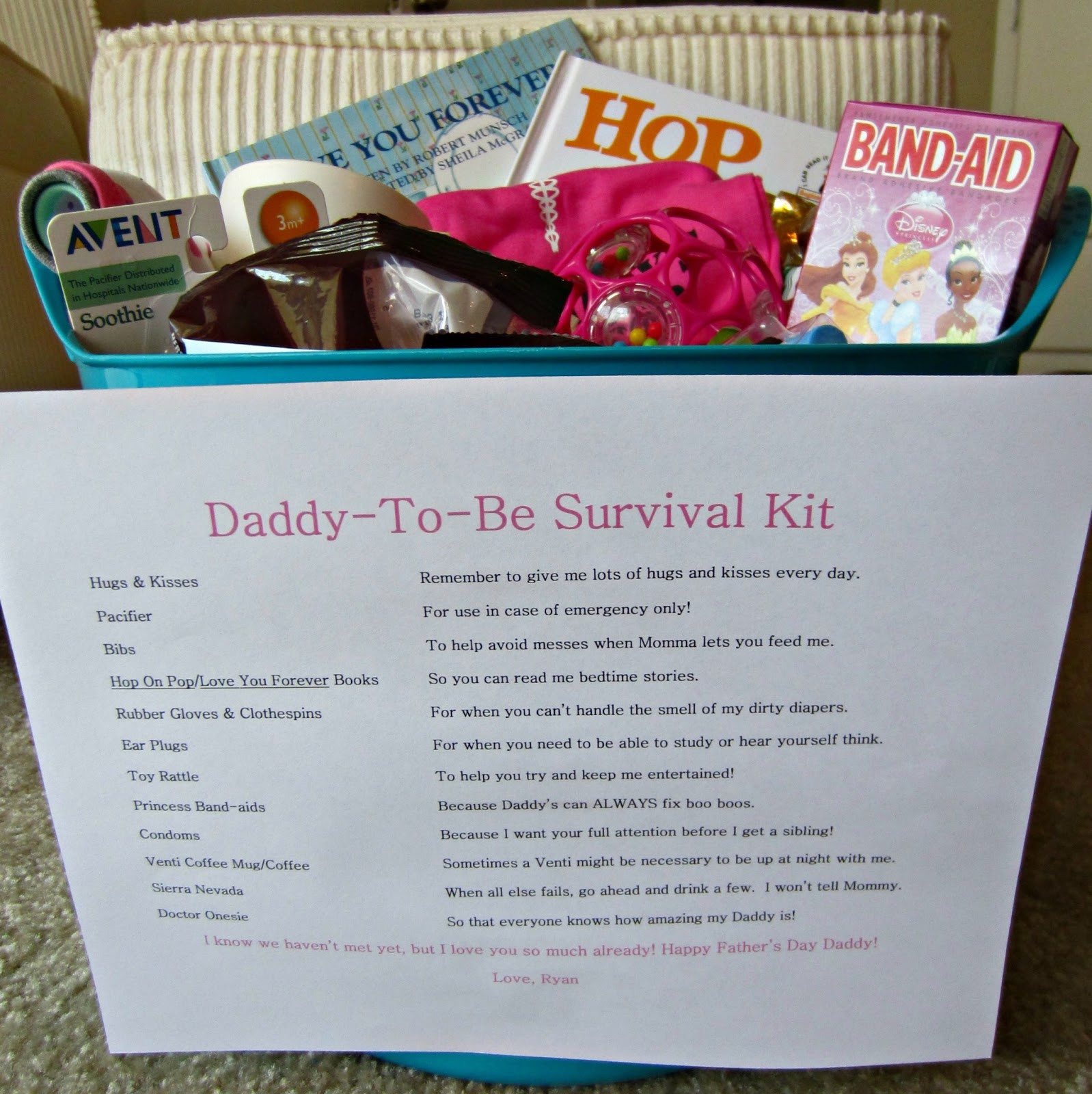 Father To Be Gifts From Baby
 The Scurlock Scene Daddy To Be Survival Kit