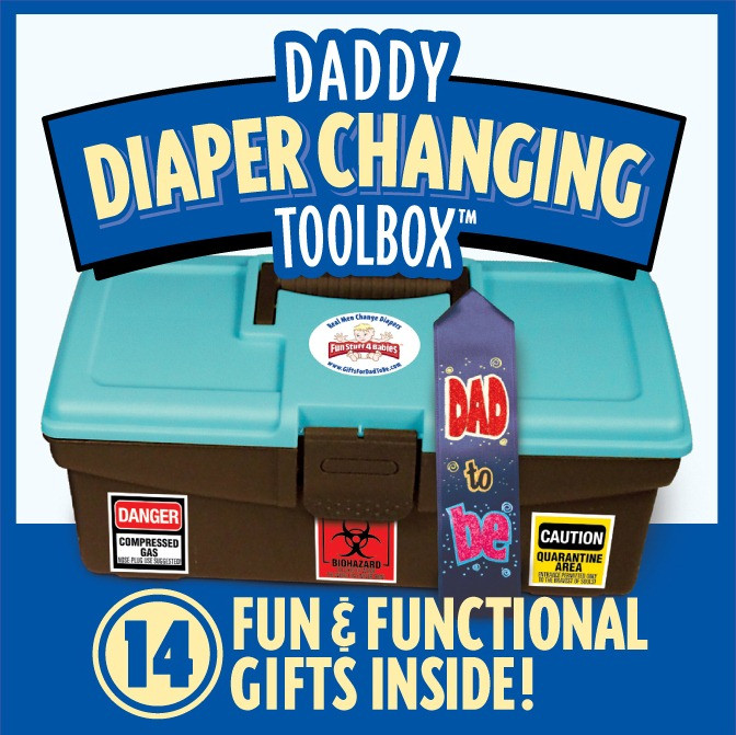 Father To Be Gifts From Baby
 Fun Stuff 4 Babies Daddy Diaper Changing Toolbox MomStart