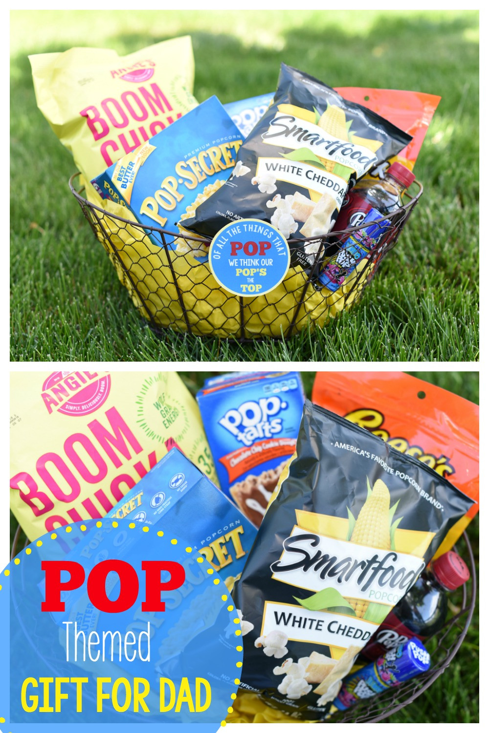 Father'S Day Gift Basket Ideas Pinterest
 DIY Father s Day Basket Ideas Pop Themed – Fun Squared