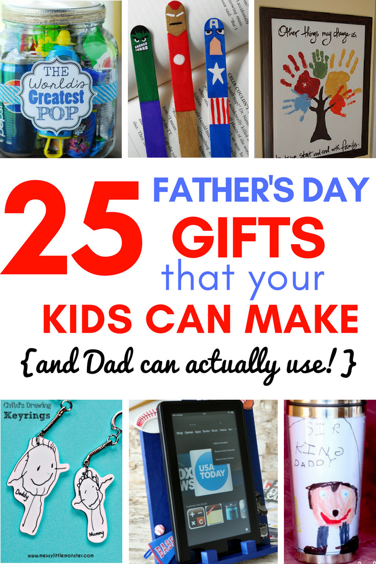 Father'S Day Gift From Kids
 25 Homemade Father’s Day Gifts from Kids That Dad Can