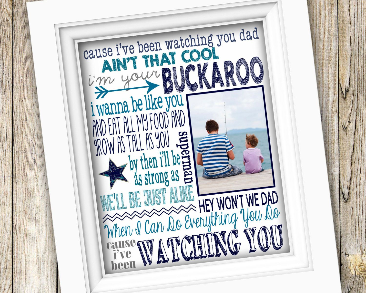 Father'S Day Gift Ideas From Son
 Printable Song Lyrics Art Father s Day Gift Birthday