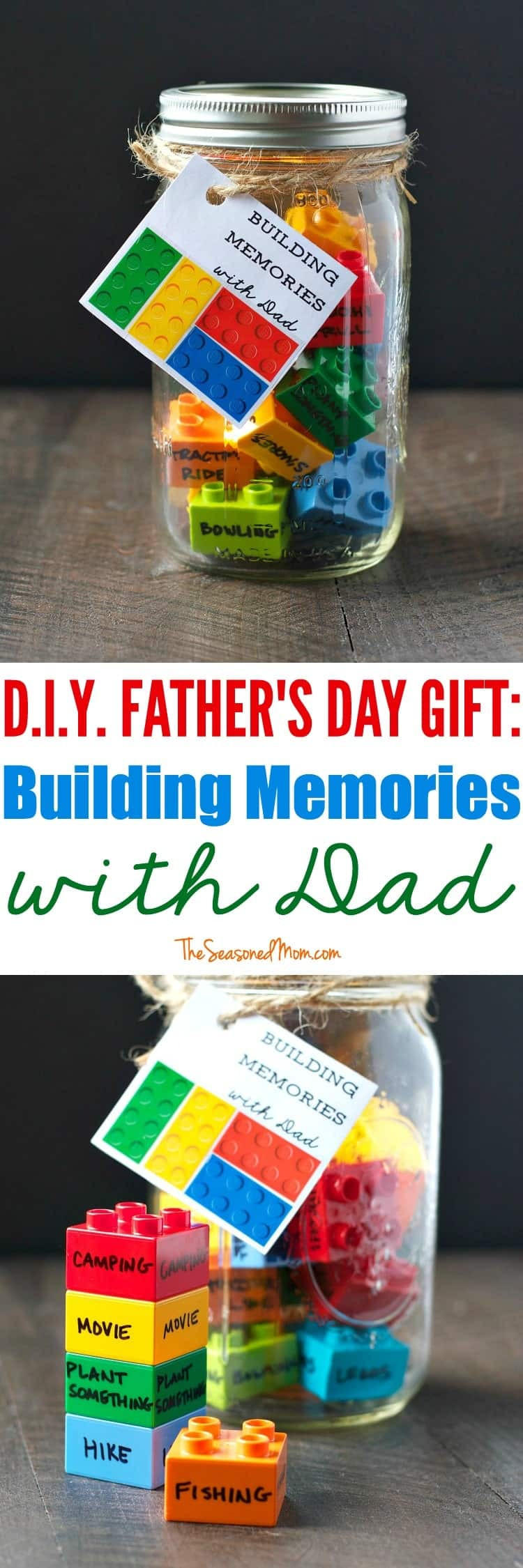 Fathers Day DIY Gift
 DIY Father s Day Gift Building Memories with Dad The