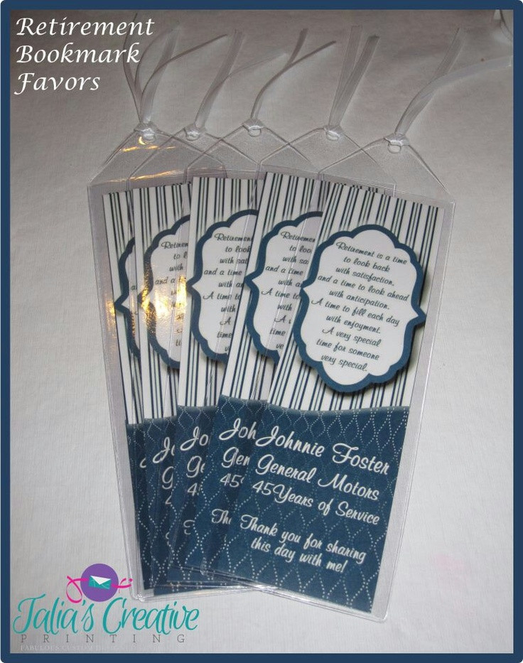 Favor Ideas For Retirement Party
 Retirement Favors Party favors