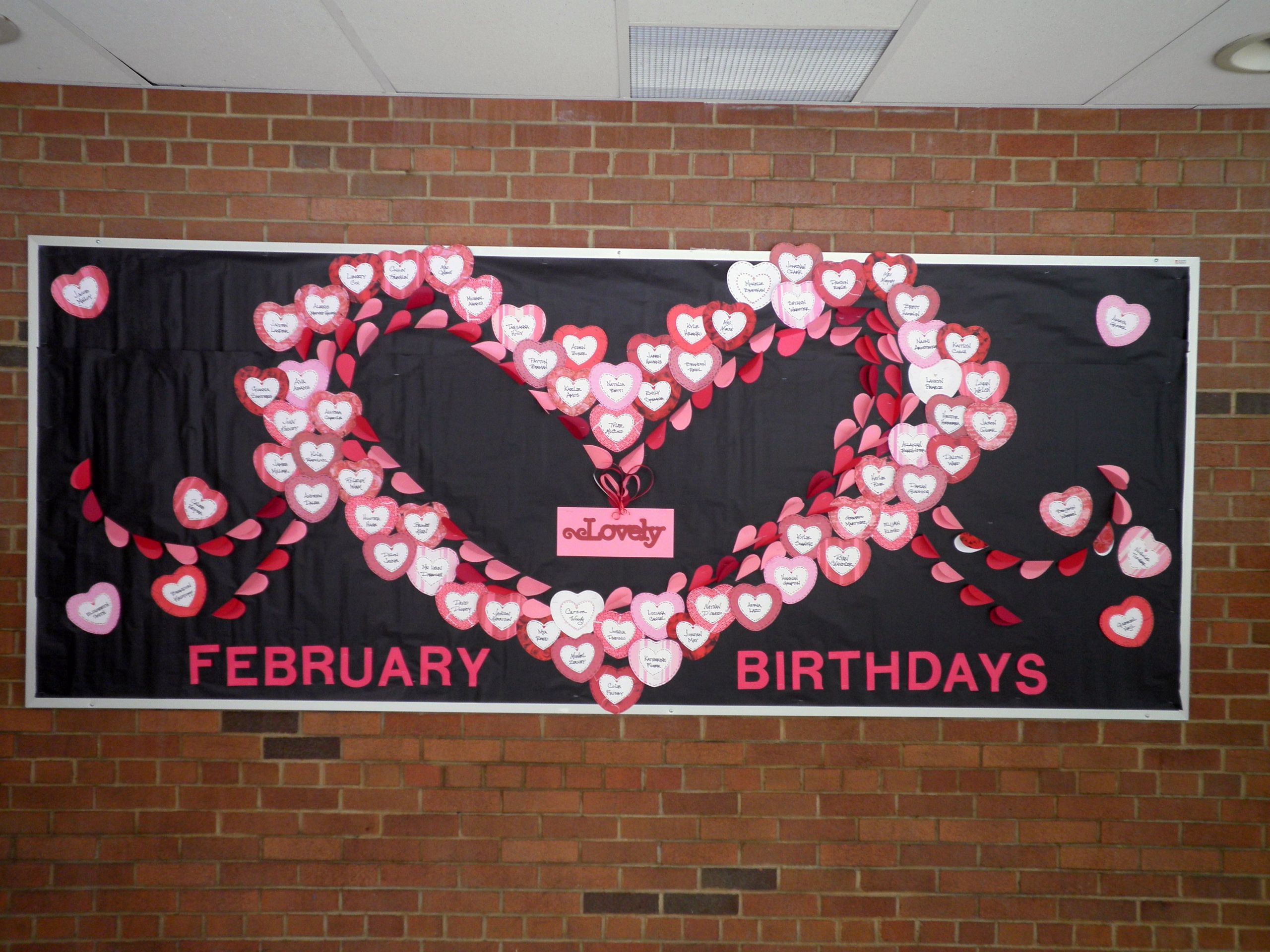 February Birthday Party Ideas
 February Birthday Board Bulletin board ideas