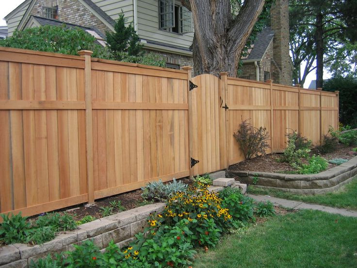 Fence Pictures For Backyard
 Backyard fence height