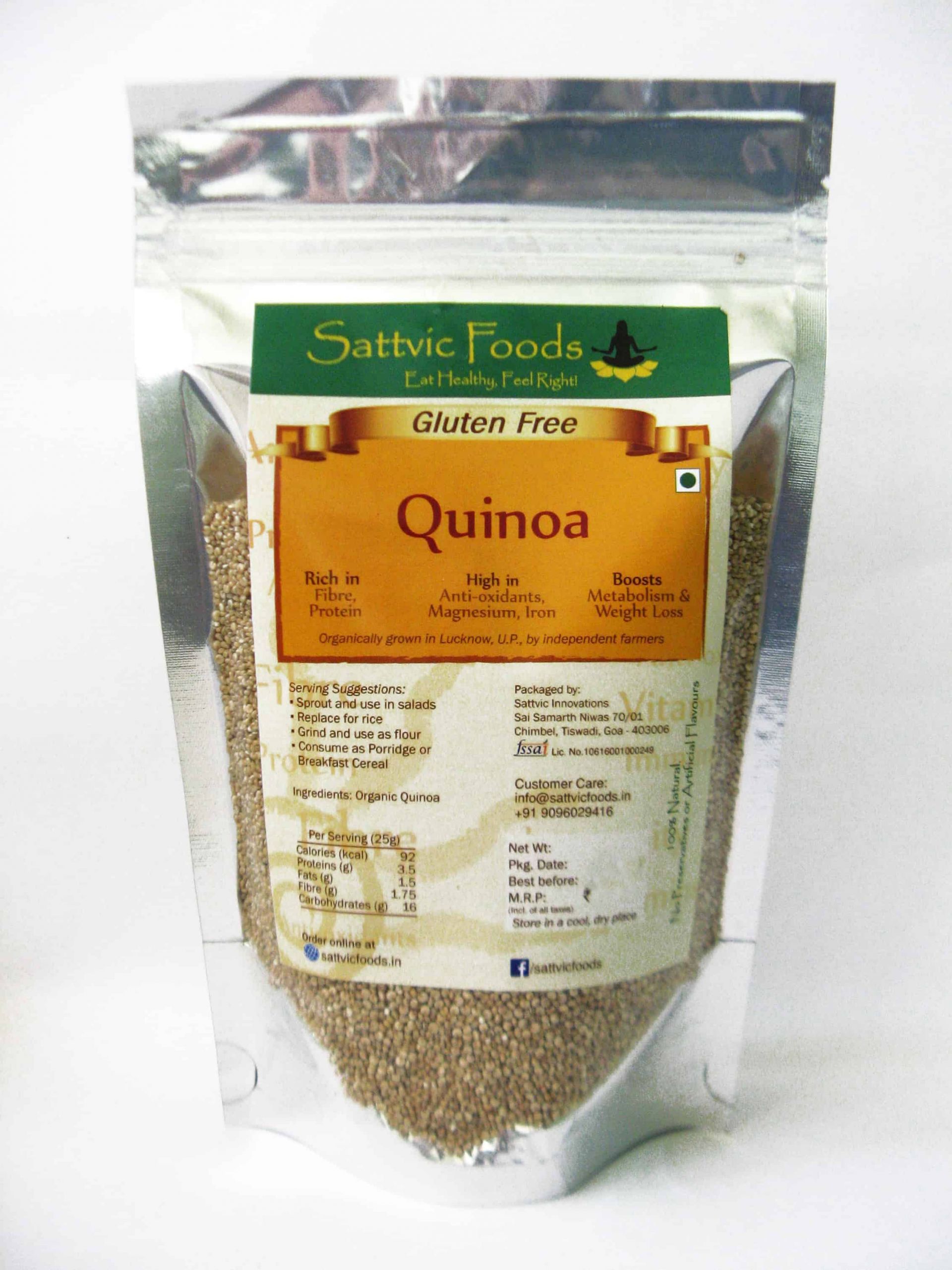 Fiber In Quinoa
 Buy Organic Quinoa Gluten free
