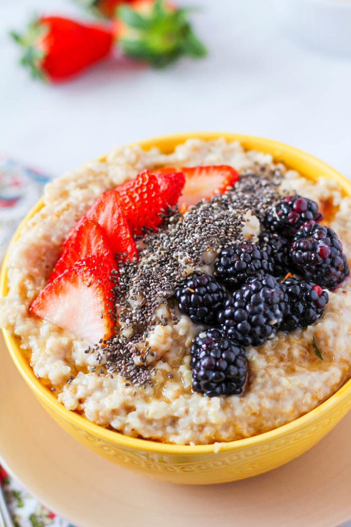 Fiber In Quinoa
 High Protein & Fiber Breakfast Quinoa Oatmeal Zen & Spice