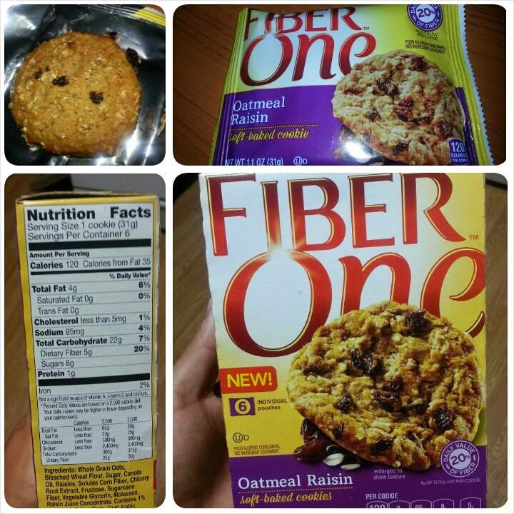 Fiber One Oatmeal Cookies
 Shannon s Lightening the Load October 2014