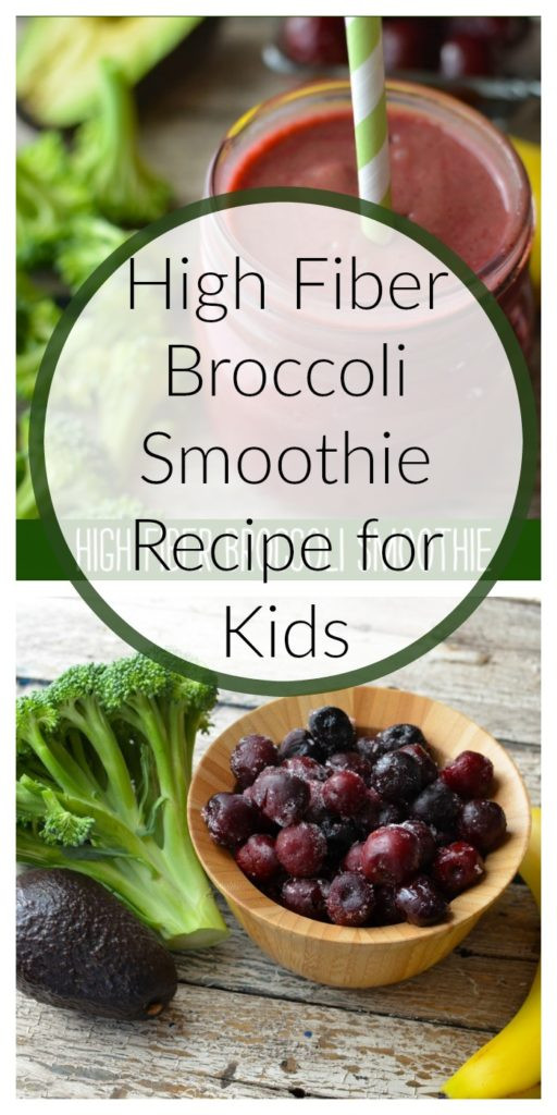 Fiber Smoothie Recipes
 High Fiber Broccoli Smoothie Recipe for Kids