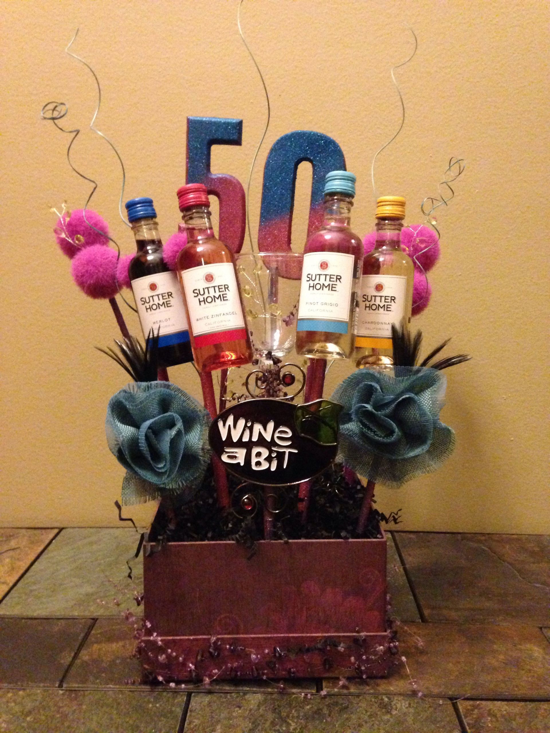 Fiftieth Birthday Gifts
 50th Birthday Basket PARTY PLANNING ENTERTAINING