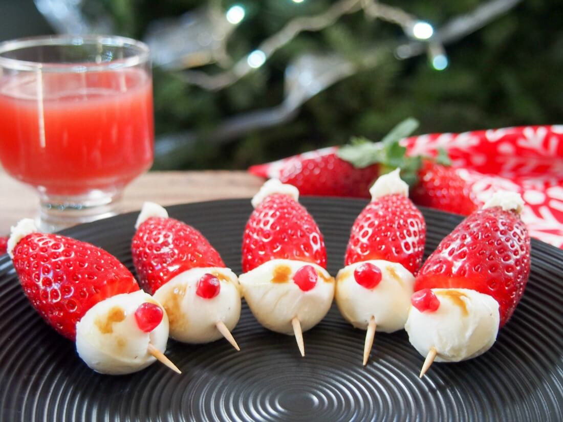 Finger Food Ideas For Christmas Party
 Strawberry Santas and other easy Holiday party ideas