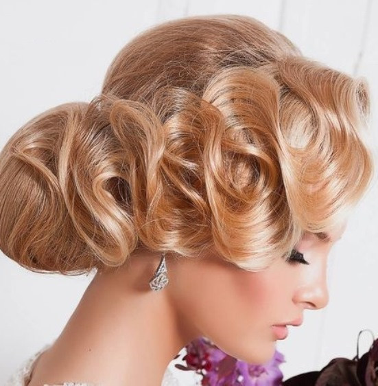 Fingerwave Wedding Hairstyles
 15 Chic Wedding Hair Updos for Elegant Brides