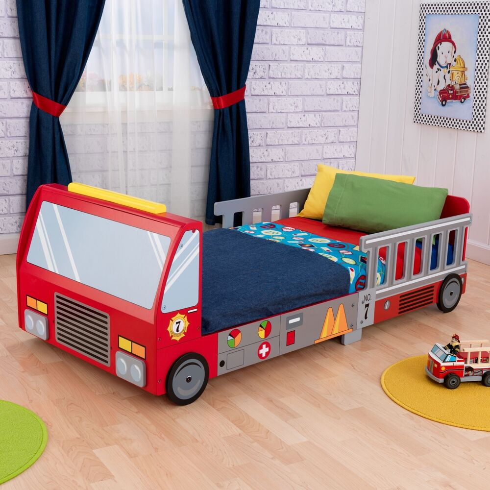 Fire Truck Kids Bedroom
 Toddler Bed Fire Truck Boys Kids Children Bedroom Game Car