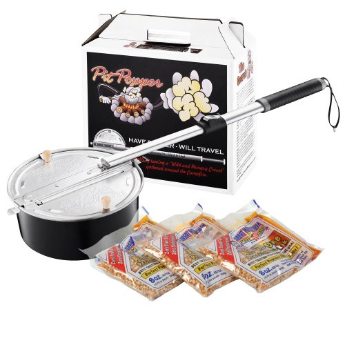 Firepit Popcorn Popper
 Great Northern Popcorn Pit Popper Campfire Firepit Popcorn