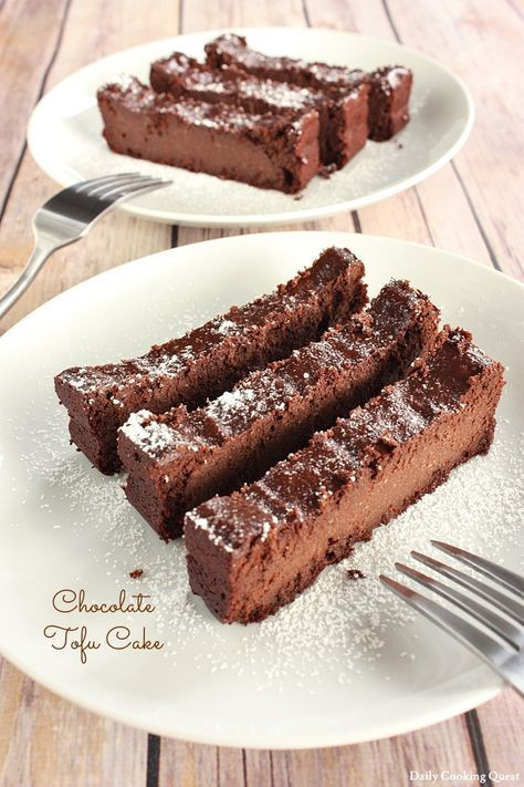 Firm Tofu Dessert Recipes
 Chocolate Tofu Cake Recipe