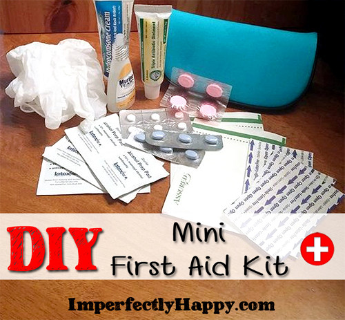 First Aid Kit DIY
 DIY Mini First Aid Kit Imperfectly Happy Homesteading