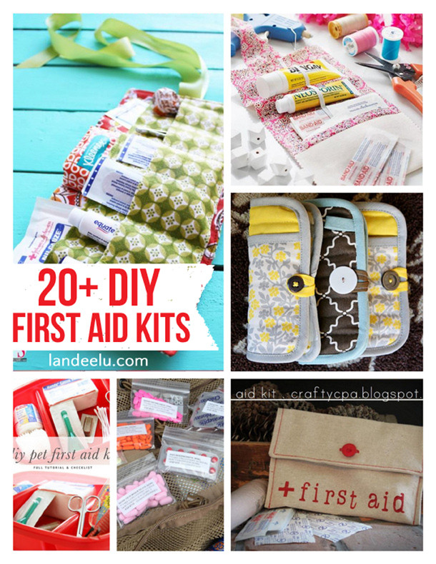 First Aid Kit DIY
 20 DIY First Aid Kits