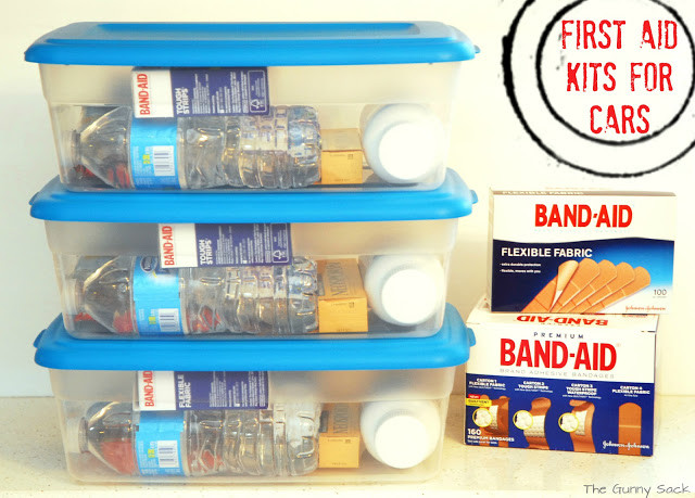 First Aid Kit DIY
 DIY First Aid Kits For Vehicles The Gunny Sack