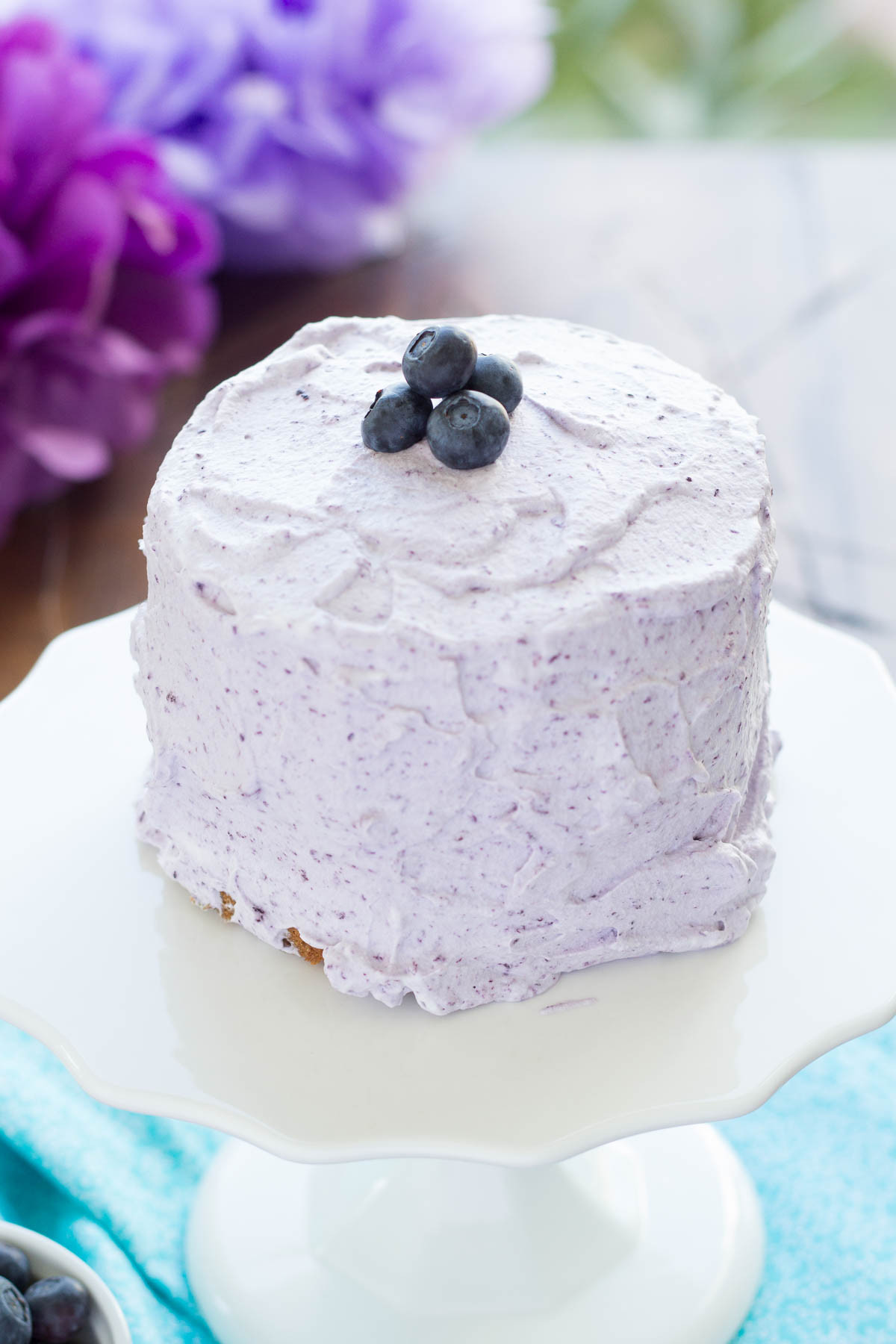 First Birthday Cake Recipes
 Healthier Smash Cake Recipe Hannah s Purple Polka Dot 1st