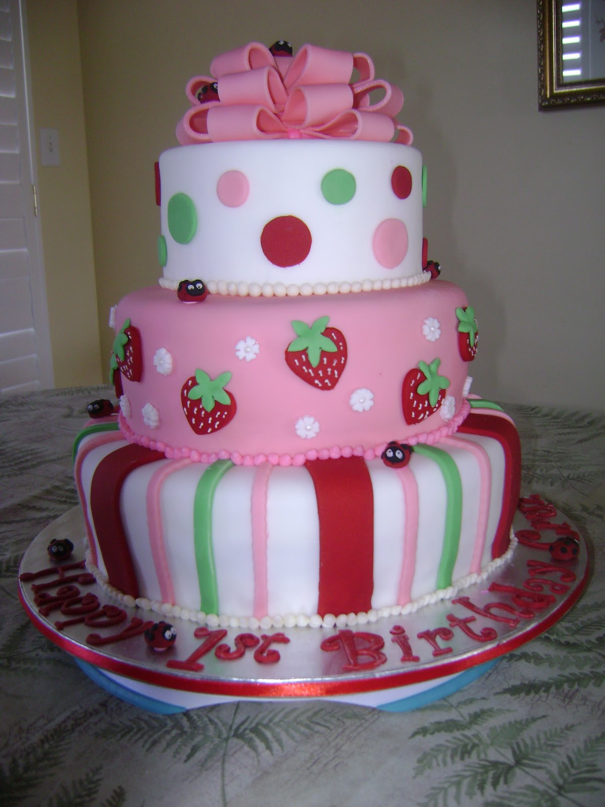 First Birthday Cakes
 MaryMel Cakes Strawberry Shortcake 1st Birthday