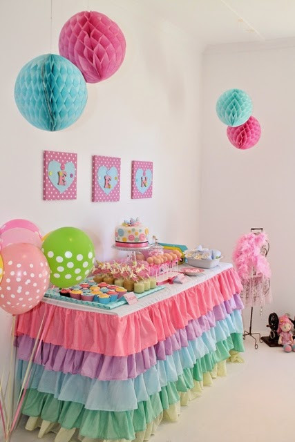 First Birthday Girl Decorations
 34 Creative Girl First Birthday Party Themes and Ideas
