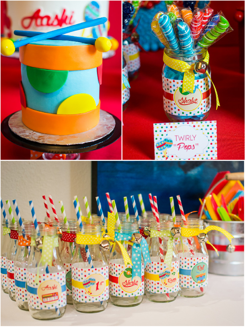 First Birthday Party Theme Ideas
 Baby Jam Music Inspired 1st Birthday Party Party Ideas