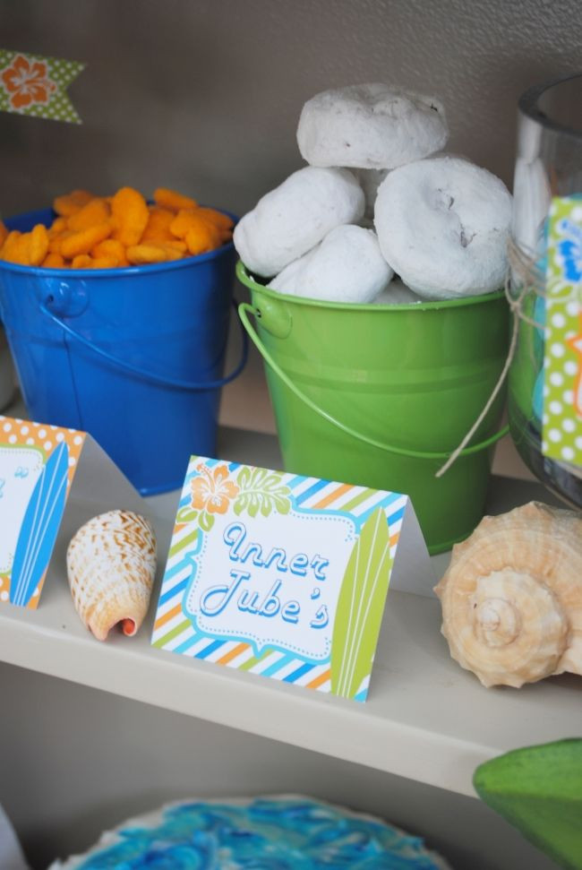 First Birthday Pool Party Ideas
 Surf s Up A Bud Friendly Boy Surfing Birthday Party