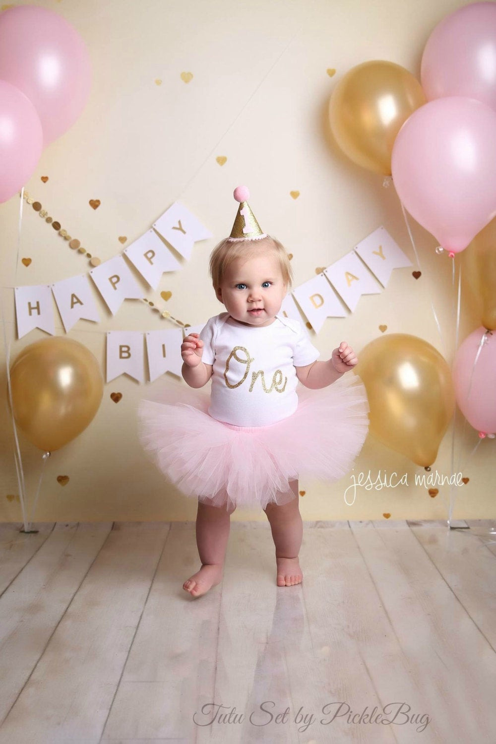 First Birthday Smash Cake Outfit
 First Birthday Outfit Girl Cake Smash Outfit Girl Pink and