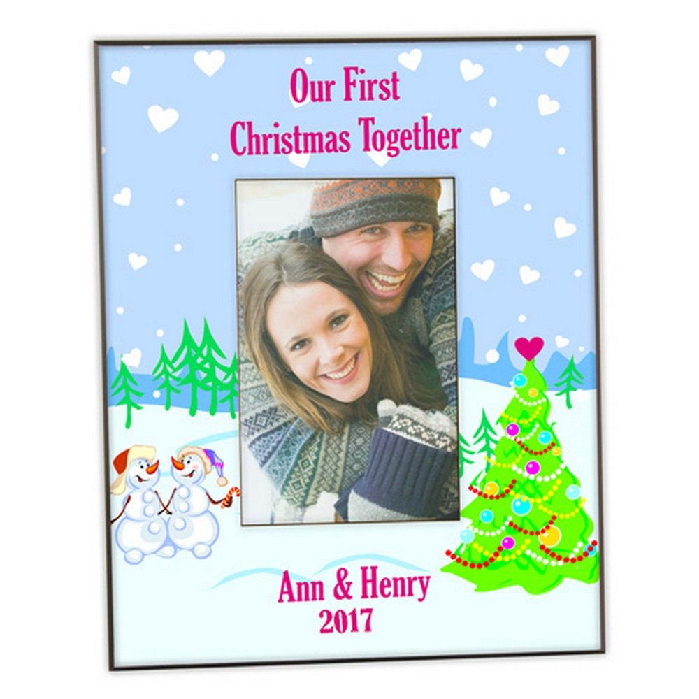 First Christmas Together Gift Ideas For Him
 Our First Christmas To her Frame