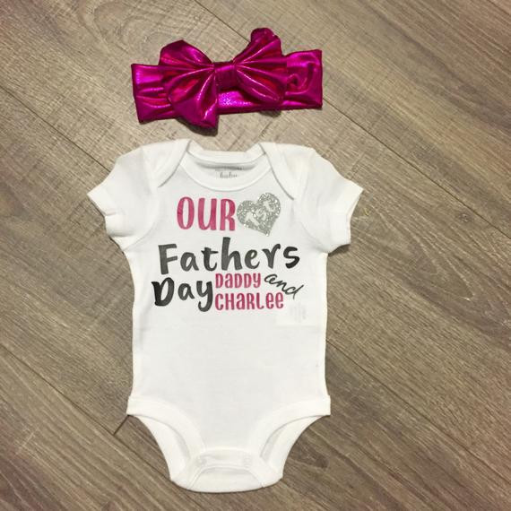 First Fathers Day Gifts From Baby
 FREE SHIPPING Our 1st Fathers Day esie First Fathers Day