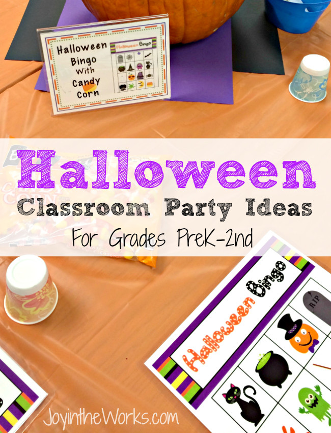 First Grade Halloween Party Ideas
 Halloween Class Party Ideas Grades PreK 2nd Joy in the Works