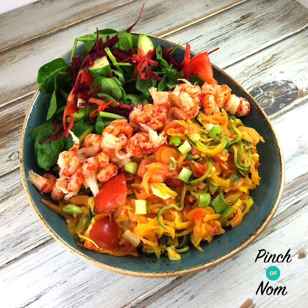 Fish And Vegetable Recipes
 Syn Free Zesty Spiralized Ve ables with Fish Slimming