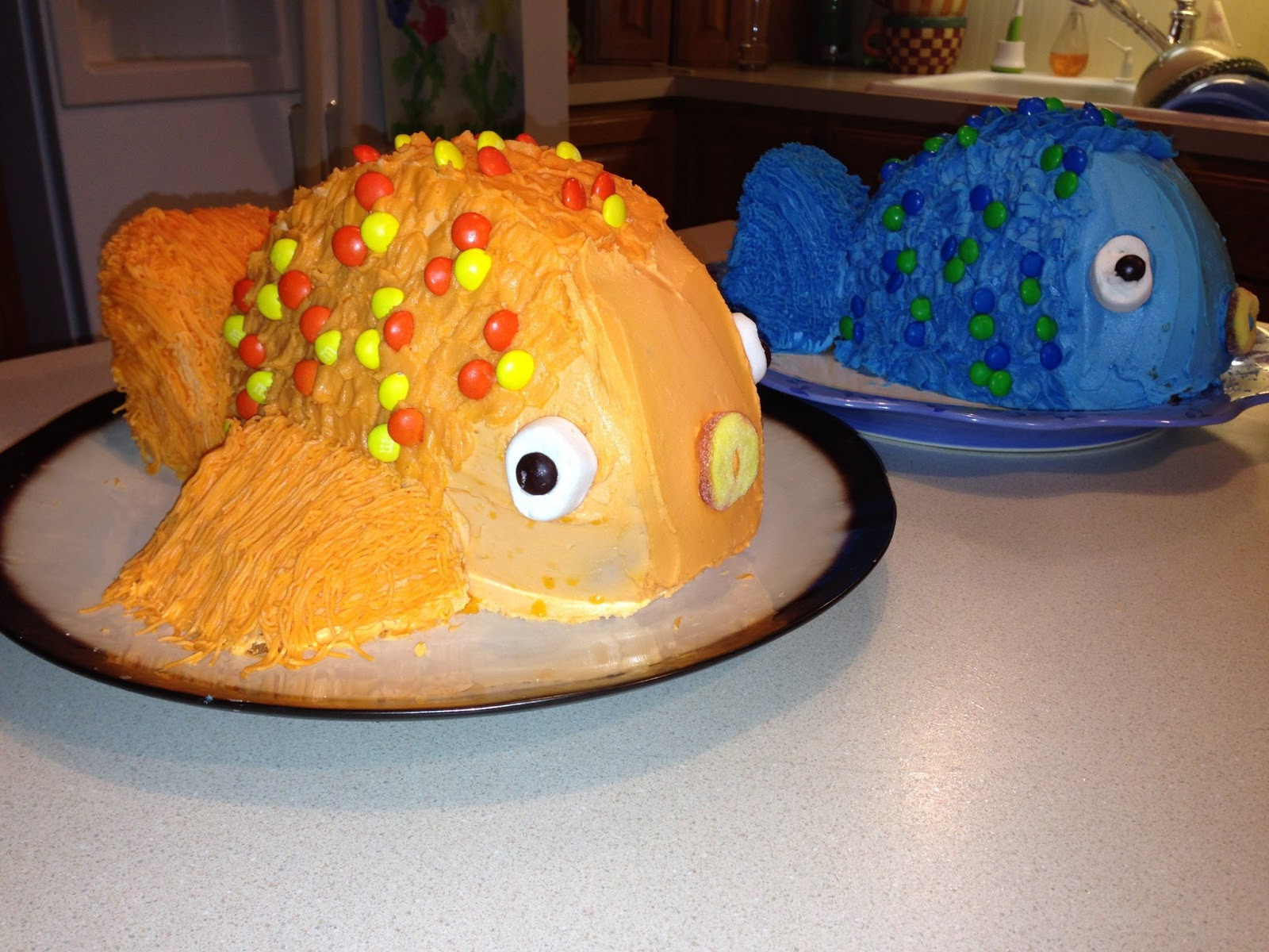 Fish Birthday Cakes
 True Hope and a Future FISH BIRTHDAY CAKE