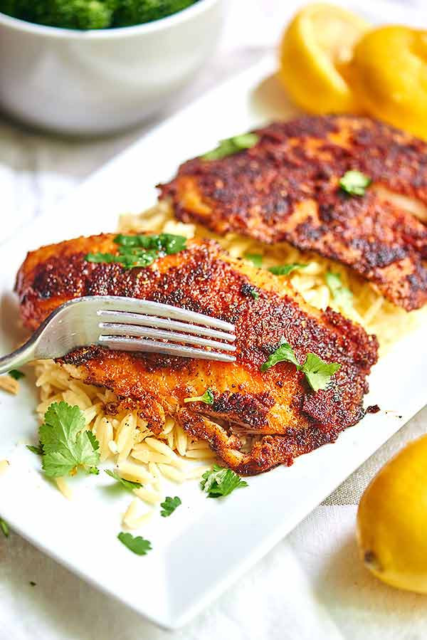 Fish Recipes Tilapia
 Blackened Tilapia with Homemade Spice Rub Healthy & ly