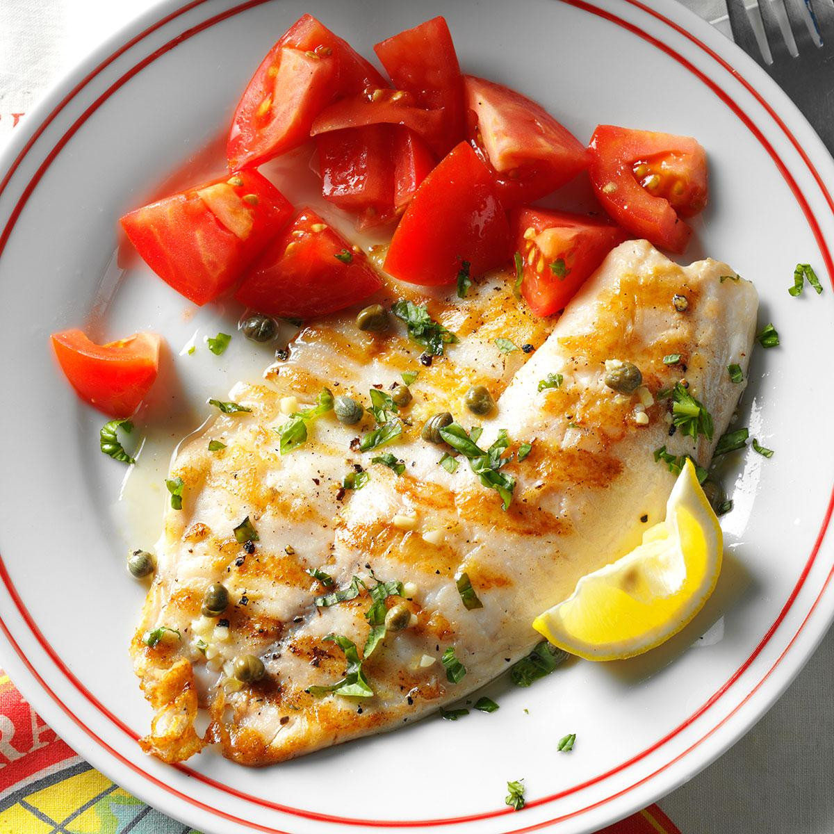 Fish Recipes Tilapia
 Grilled Tilapia Piccata Recipe