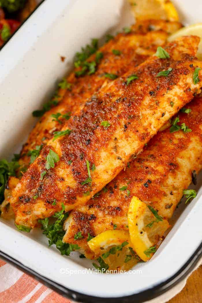 Fish Recipes Tilapia
 Blackened Tilapia Recipe Easy Quick Delish  Spend